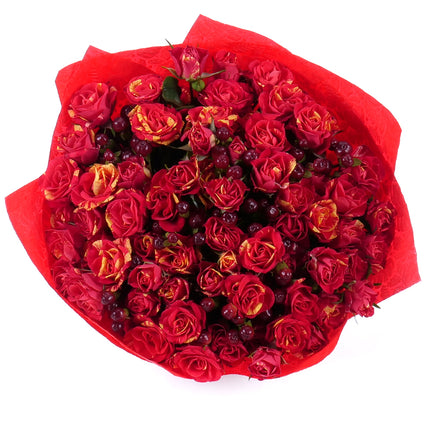 Sweet trsové ruže Fire Flash